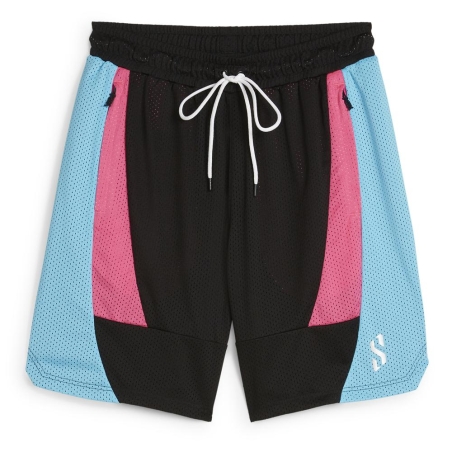 Short de basket Noir/Bleu/Rose Homme Puma Scoot X Nl