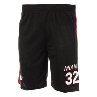 Miami Short basket Noir/Rouge Homme Sport Zone