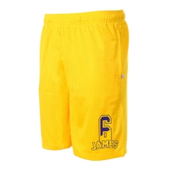 Short de Basketball Jaune Homme NBA Los Angeles Lakers