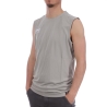 Débardeur Gris aux Bandes Vertes Homme Hungaria Training Pro Sleveless