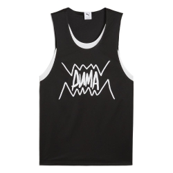 Débardeur de Basketball Noir Homme Puma Jaws Core Tank