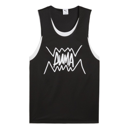 Débardeur de Basketball Noir Homme Puma Jaws Core Tank