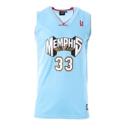 Memphis Maillot Bleu Homme Sport Zone Tank