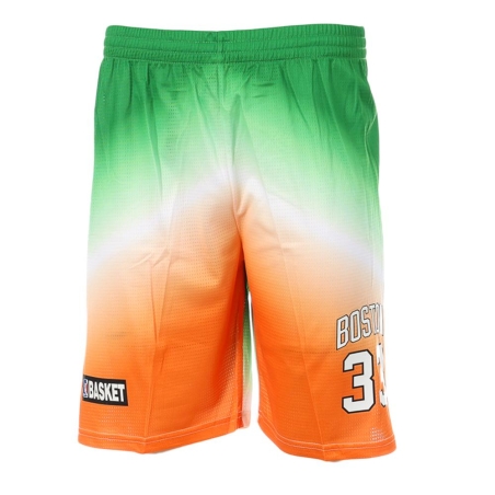 Boston Short de basket Vert/Orange Homme Sport Zone