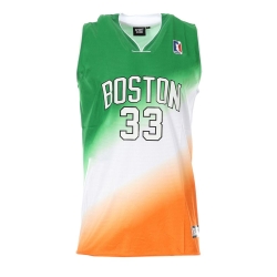 Maillot de basket Vert/Orange Homme Sport Zone Boston