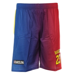 Barcelona Short de Baskets Bleu/Rouge Sport Zone Homme 2023/2024