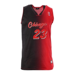 Chicago Maillot Rouge/Noir Homme Sport Zone Tank 23