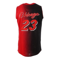 Chicago Maillot Rouge/Noir Homme Sport Zone Tank 23