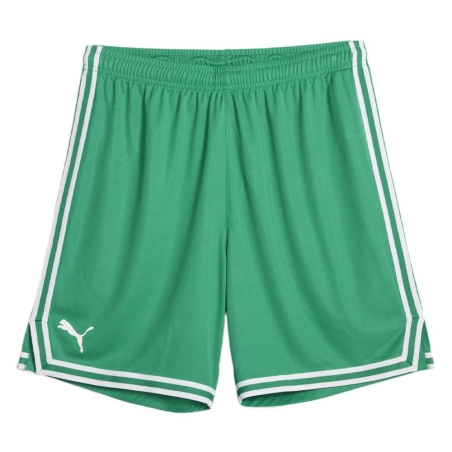 Short de Basketball Vert Homme Puma Hoops Team Game Short