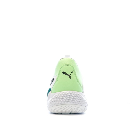 Chaussures de Basket Blanche/Bleu Homme Puma 378051-01