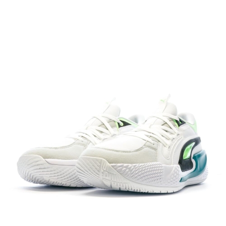 Chaussures de Basket Blanche/Bleu Homme Puma 378051-01