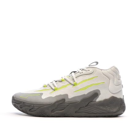 Chaussures de basket Blanche/Grise Homme Puma Hills