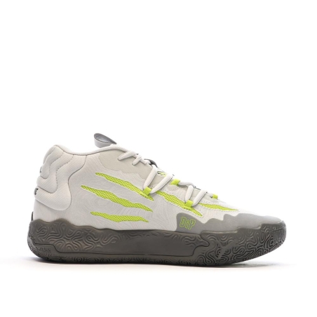 Chaussures de basket Blanche/Grise Homme Puma Hills