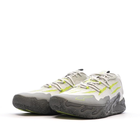 Chaussures de basket Blanche/Grise Homme Puma Hills