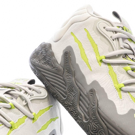 Chaussures de basket Blanche/Grise Homme Puma Hills
