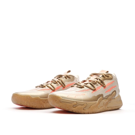Chaussures de Basketball Dorées Homme Puma MB.03 Cny