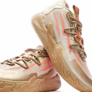 Chaussures de Basketball Dorées Homme Puma MB.03 Cny