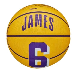 Ballon de Basketball Jaune Wilson Lebron James
