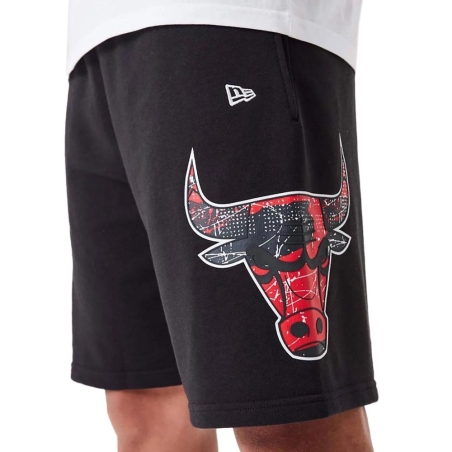 Short Noir Homme New Era Logo Chibul