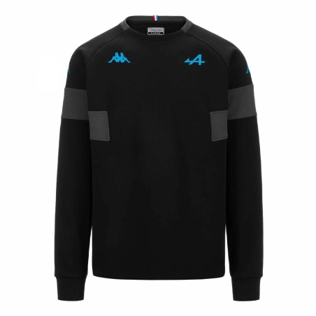 Sweat Noir/Turquoise Garçon Kappa Adofod Alpine F1 371R75W