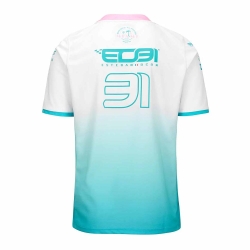 Maillot Blanc/Rose Homme Kappa Kombat