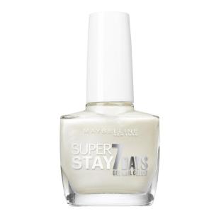 Vernis à Ongles Tenue & Strong Gemey Maybelline 77 Blanc Nacré