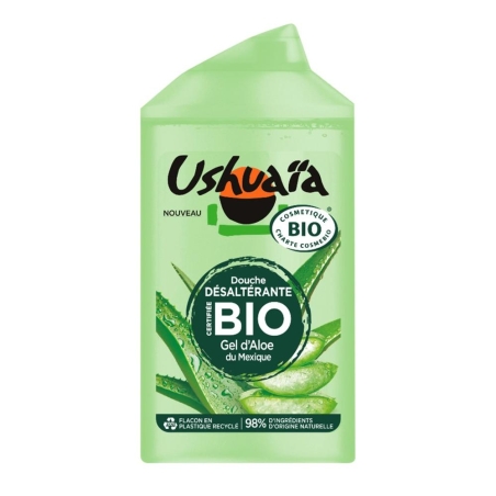 Gel Douche Bio Douche Désaltérante Ushuaia Gel d'Aloe Du Mexique