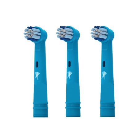 x3 Brossettes de Rechange Rotative Prodental Healthy Kids Logan The Shark
