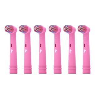 X6 Brossettes de Rechange Rotative Prodental Healthy Kids Princess Cristal
