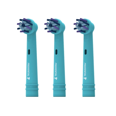 x3 Brossettes Rotative de Rechange Bleu Prodental Multi Action