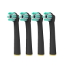 x4 Brossettes de Rechange Rotative Prodental Clean Action Shiny