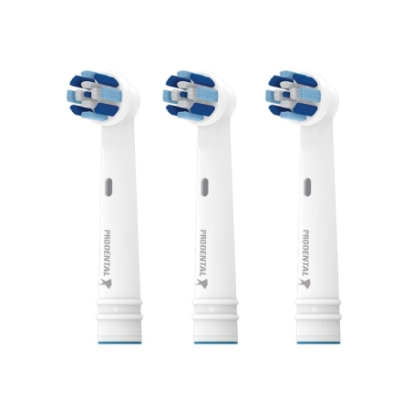 x3 Brossettes Rotative de Rechange Prodental Clean Action