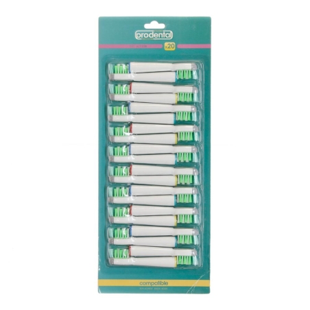 X20 Brossettes de Rechange Prodental Tri Action