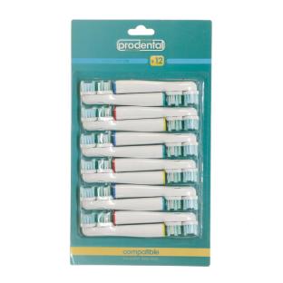 x12 Brossettes de Rechange Prodental Double Action