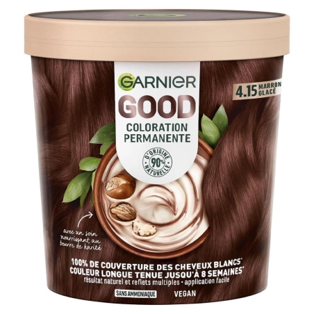 Coloration Enut Brwn Femme Garnier 4.15
