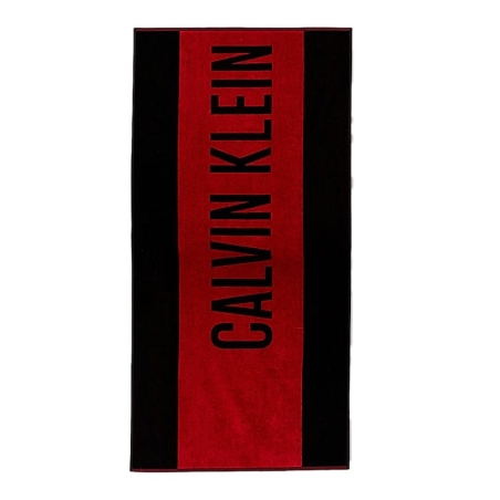 Serviette Rouge/Noir Homme/Femme Calvin Klein Jeans Towel-block