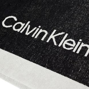 Serviette Noir Homme/Femme Calvin Klein Jeans Towel