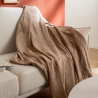 Plaid Beige Dodo Toucher Ultra Doux 130x170
