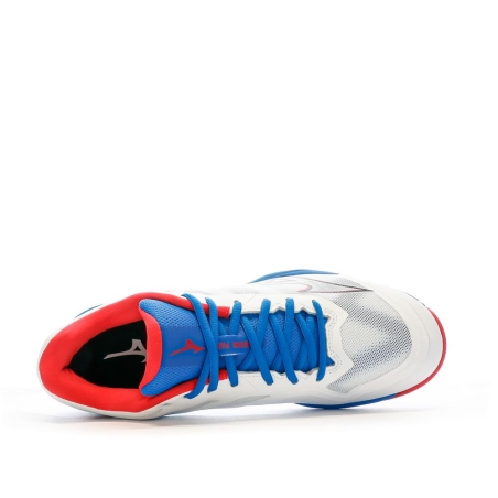 Chaussures de Padel Blanc/Rouge Homme Mizuno Wave Exceed Light