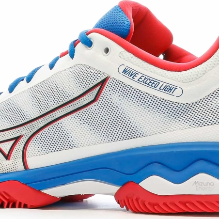 Chaussures de Padel Blanc/Rouge Homme Mizuno Wave Exceed Light