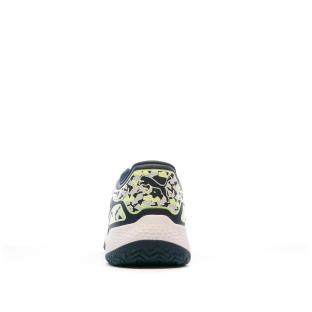 Chaussures de Padel Noire/Jaune Homme Puma Solarcourt