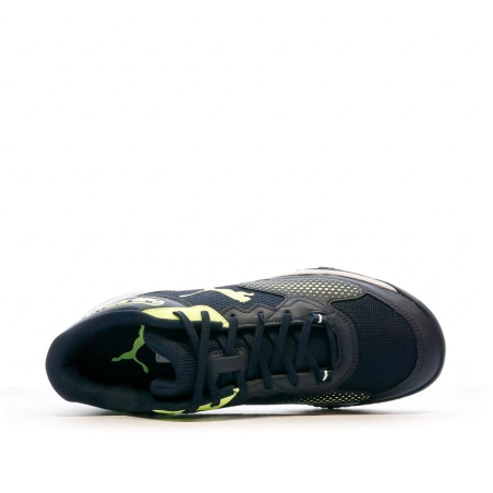Chaussures de Padel Noire/Jaune Homme Puma Solarcourt