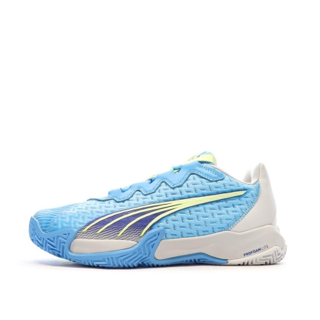 Chaussures de Padel Bleu Clair/Vert Homme Puma Nova Court