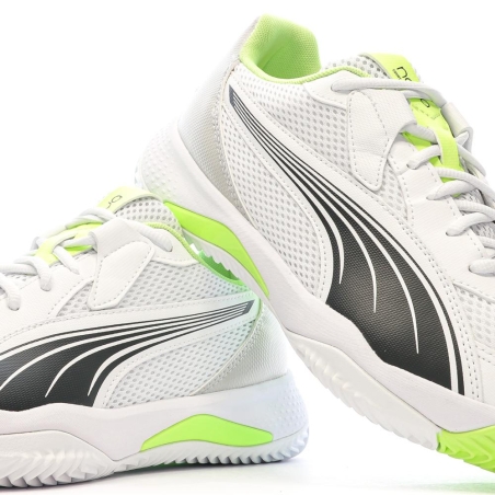 Chaussures de Padel Blanc/Jaune Homme Puma Nova Court