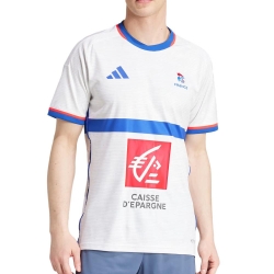 Maillot Equipe de France Handball Blanc Homme Adidas 2024