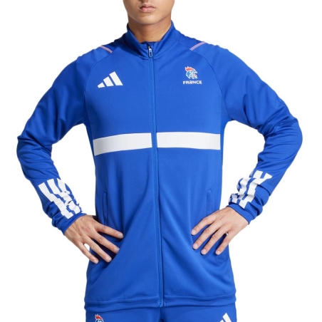 Veste d'entraînement Bleu Adidas Équipe de France Handball