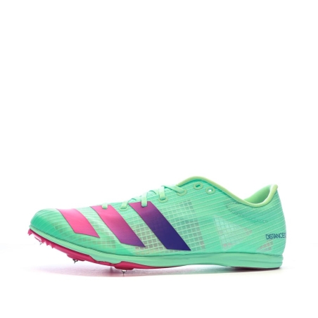 Chaussures d'Athlétisme Vertes Homme Adidas Distancestar
