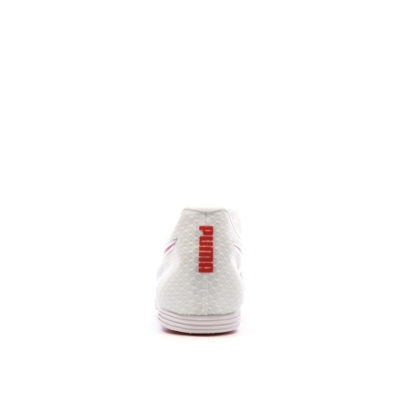 Chaussures de Sport Blanches/Rouges Homme Puma Evospeed
