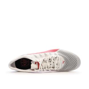 Chaussures de Sport Blanches/Rouges Homme Puma Evospeed
