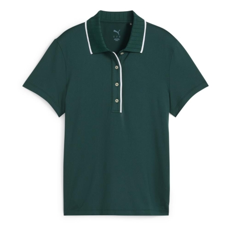 Polo de Golf Vert Homme Puma Cloudspun